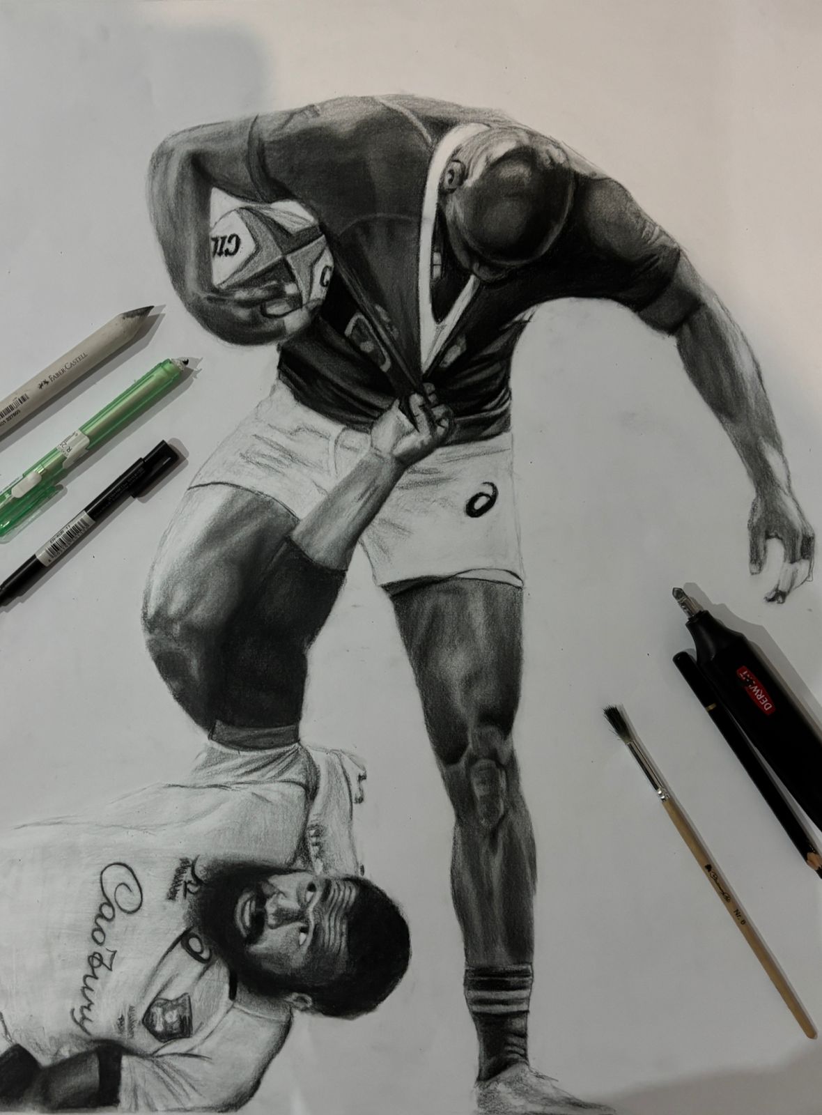 Makazole Mapimpi Portrait Drawing